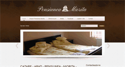 Desktop Screenshot of pensiuneamiorita.com
