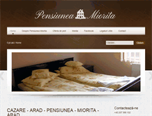 Tablet Screenshot of pensiuneamiorita.com